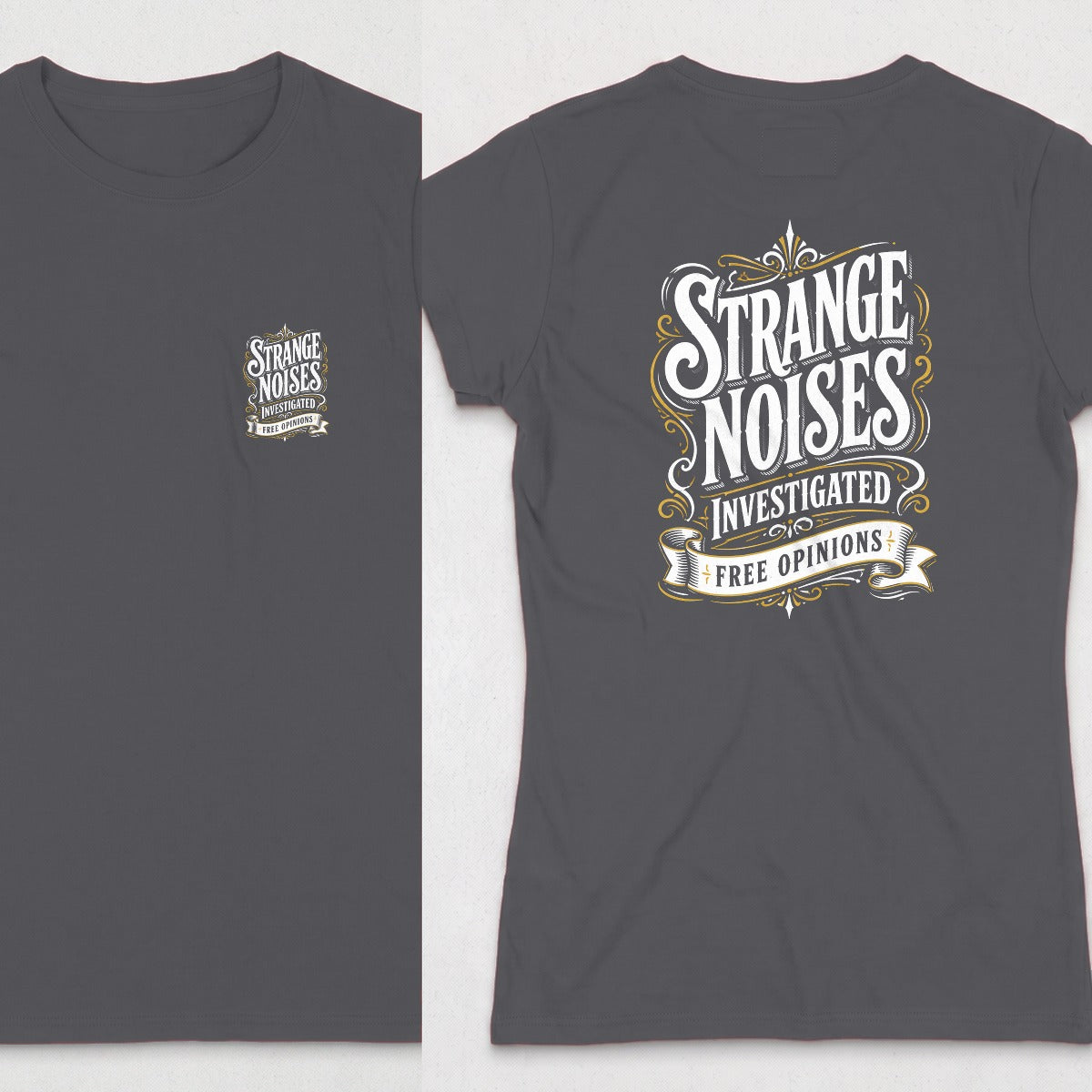 Dark Heather | Front & Back
