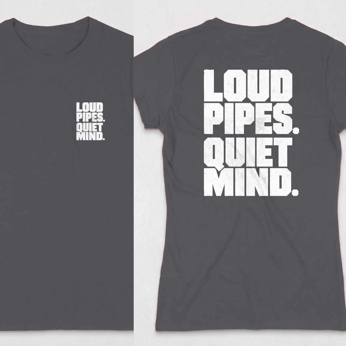 Dark Heather | Front & Back