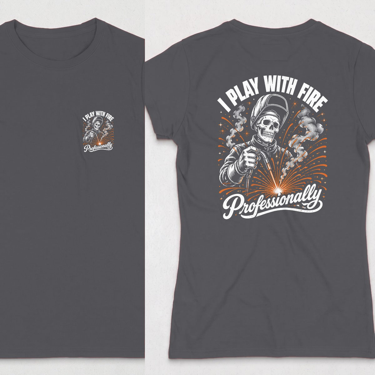 Dark Heather | Front & Back