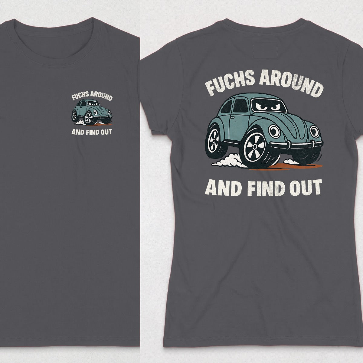 Dark Heather | Left Chest + Back