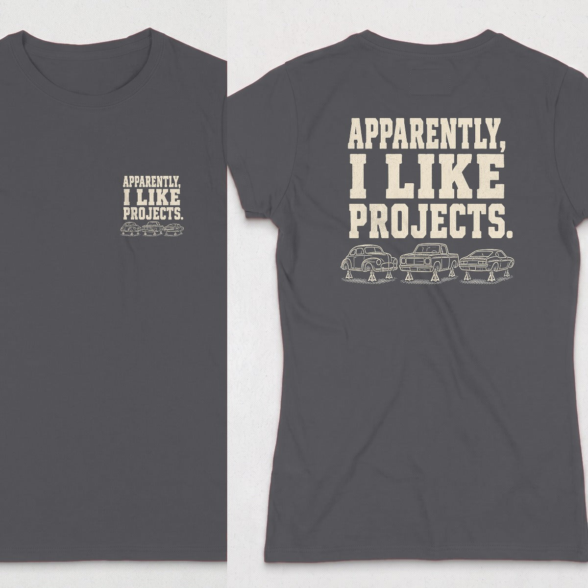 Dark Heather | Front & Back