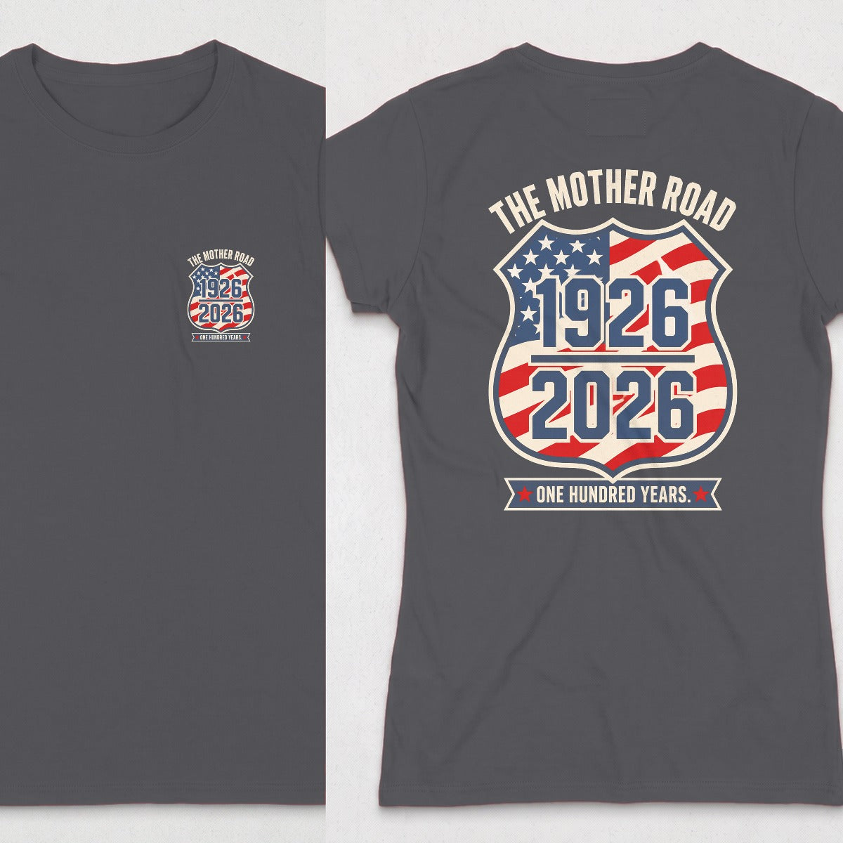 Dark Heather | Front & Back