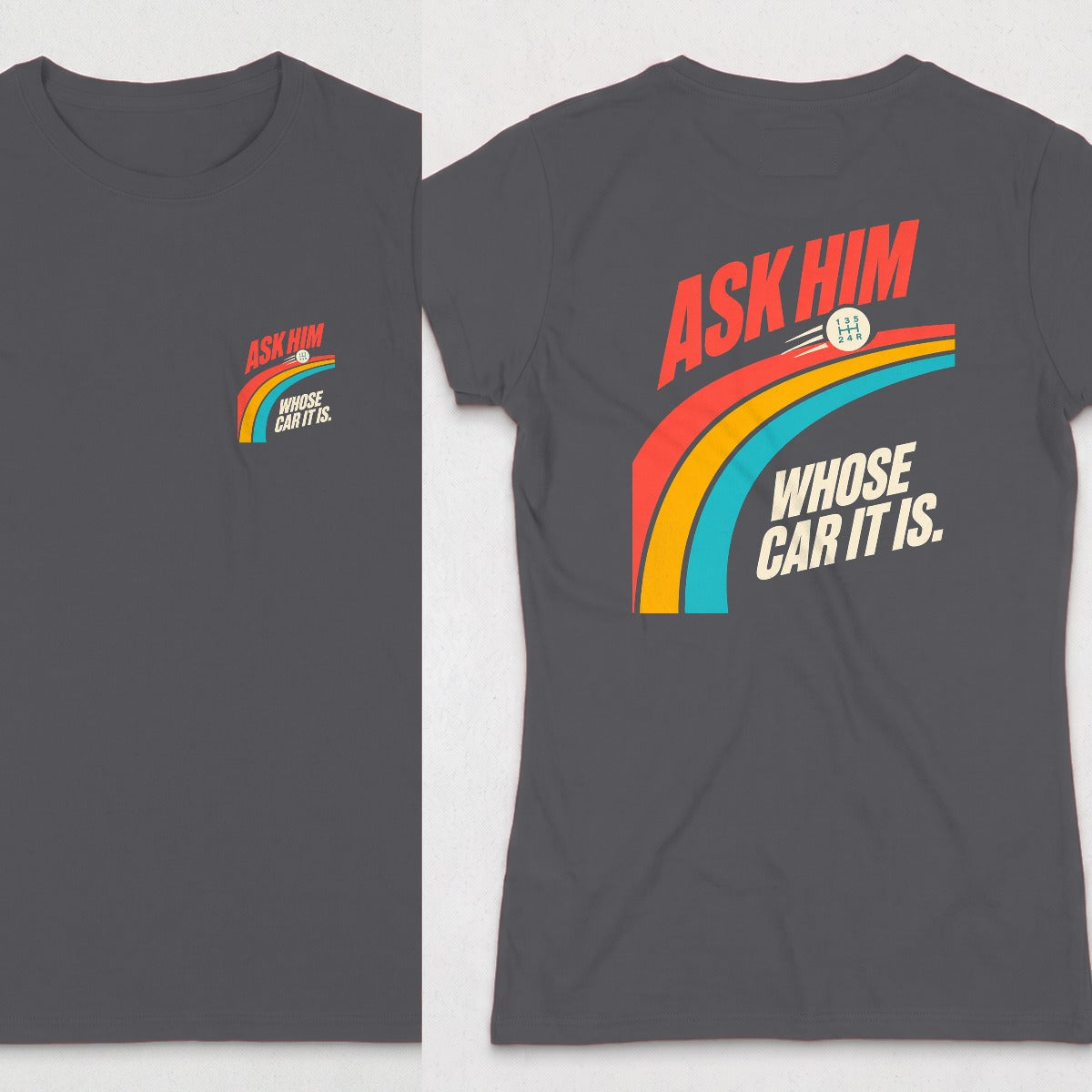 Dark Heather | Front & Back