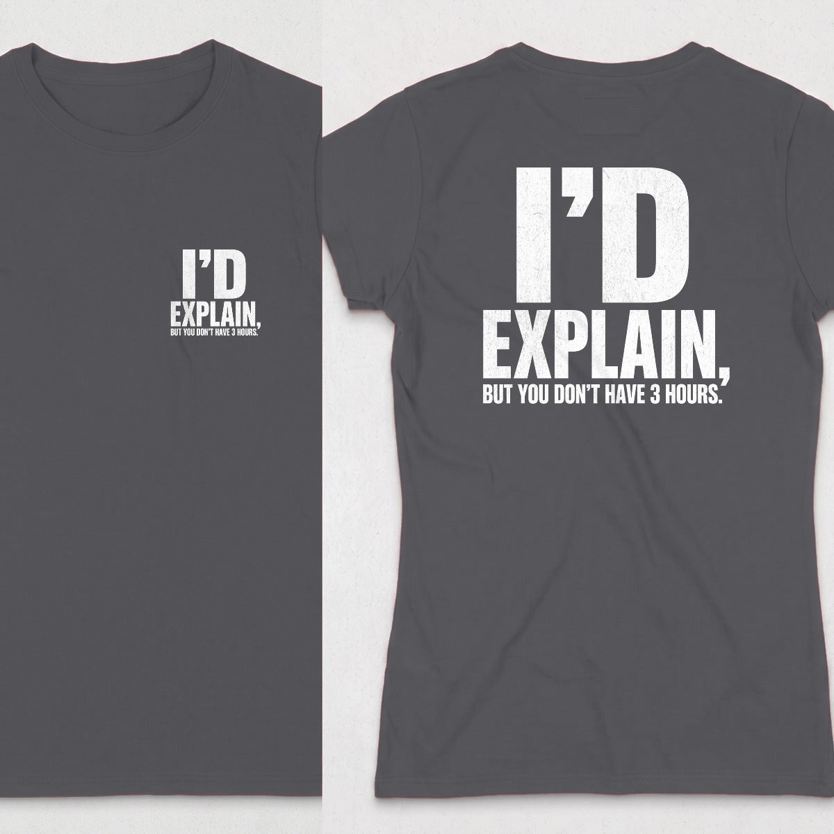 Dark Heather | Front & Back