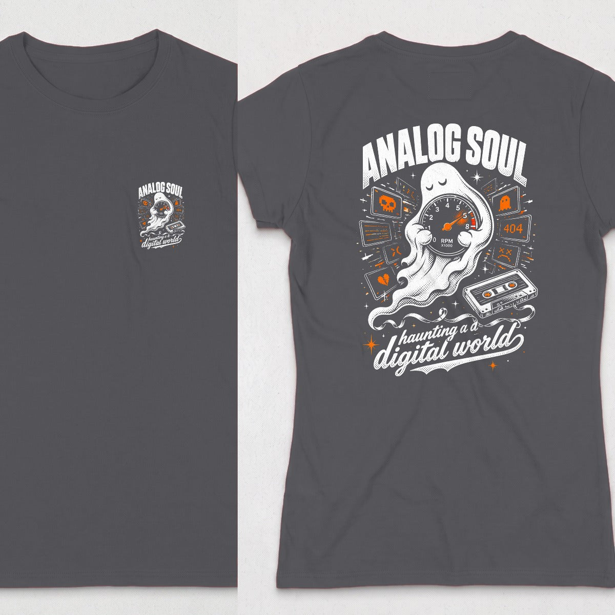 Dark Heather | Front & Back
