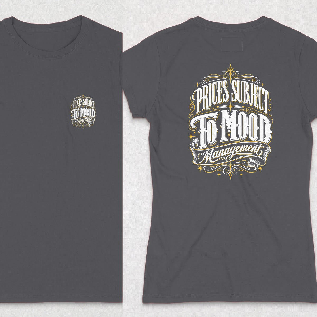 Dark Heather | Front & Back
