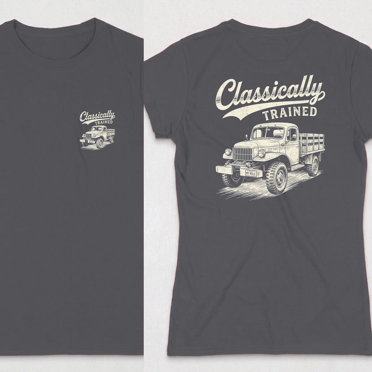 Dark Heather | Front & Back