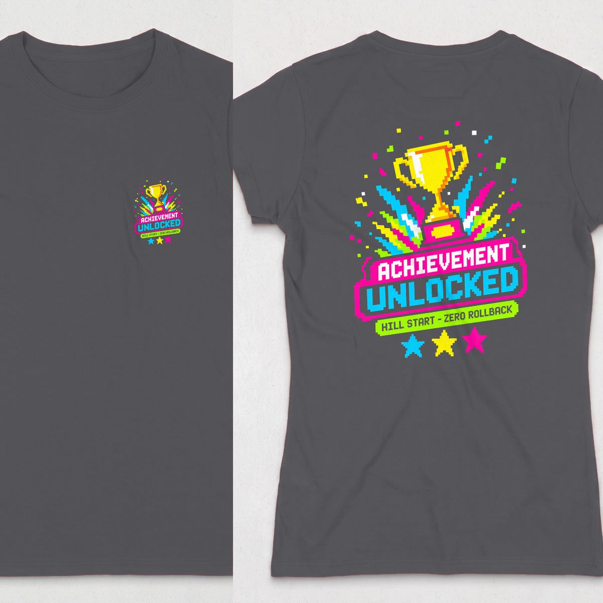 Dark Heather | Front & Back