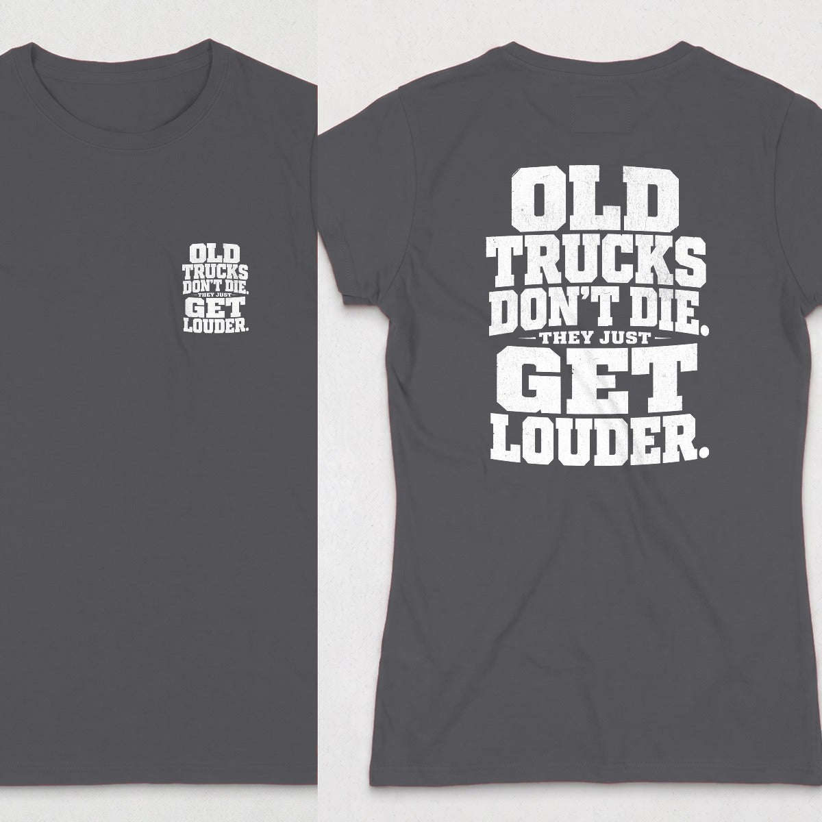 Dark Heather | Front & Back