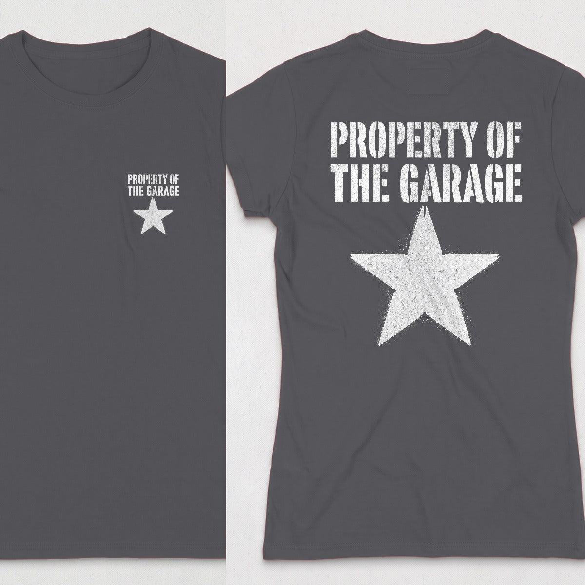 Dark Heather | Front & Back