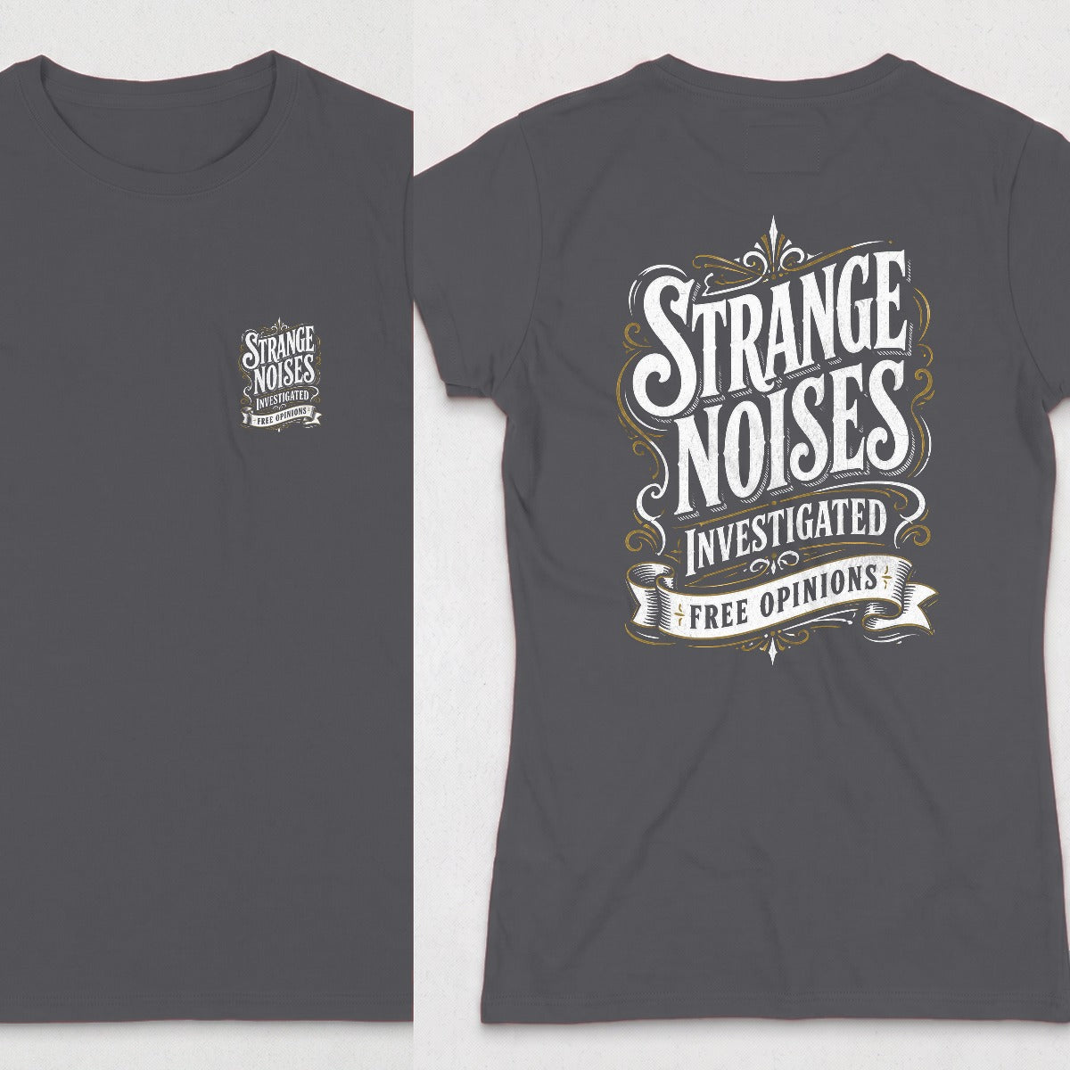 Dark Heather | Front & Back