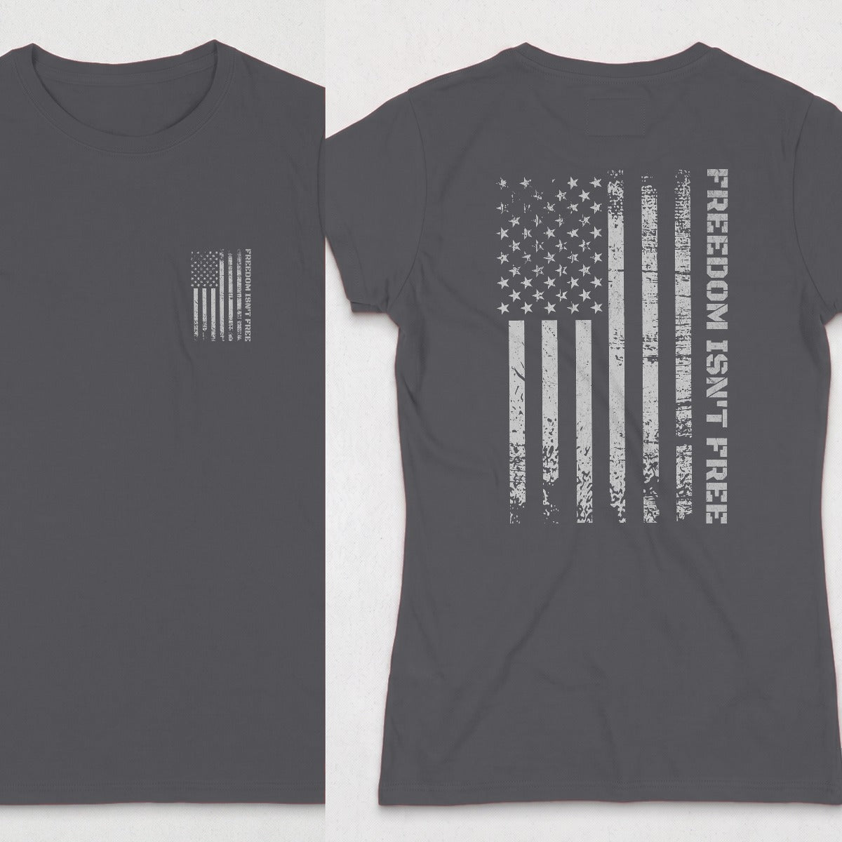 Dark Heather | Front & Back