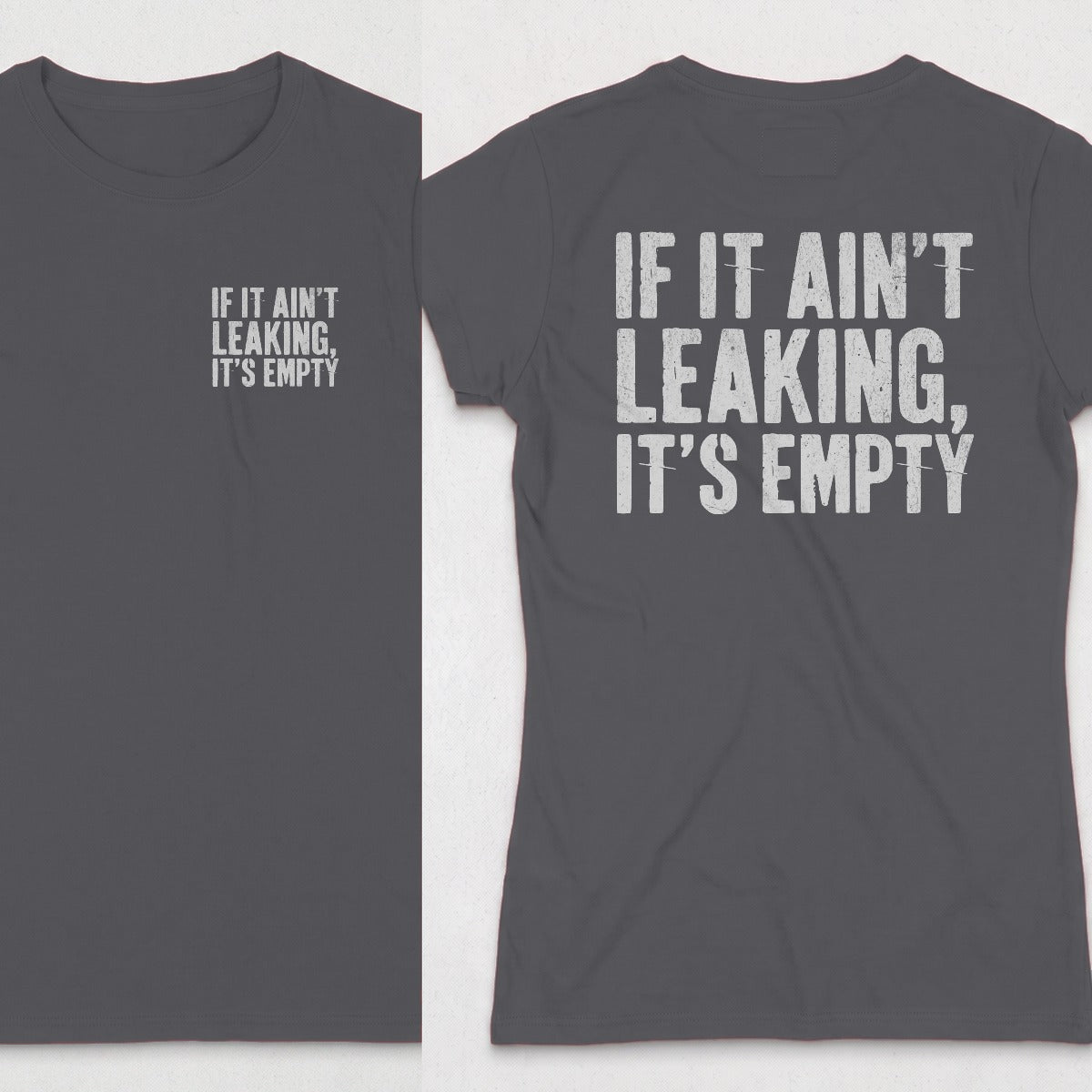 Dark Heather | Left Chest + Back