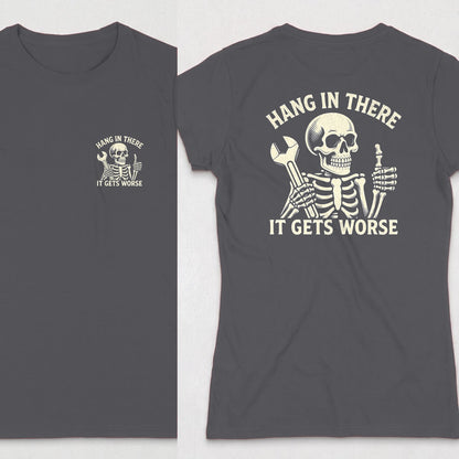 Dark Heather | Front & Back
