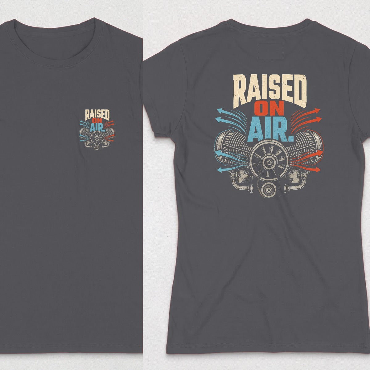 Dark Heather | Front & Back