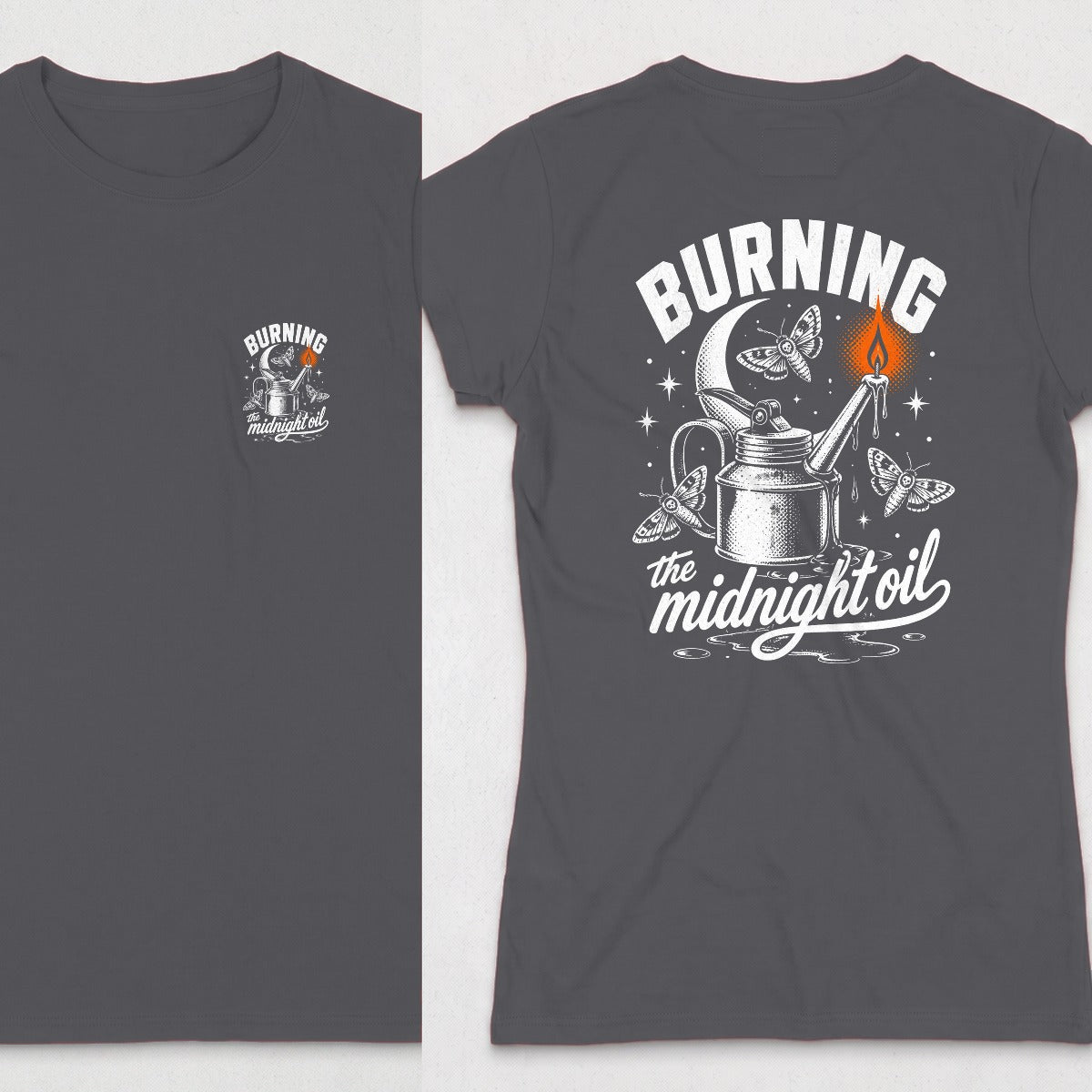 Dark Heather | Front & Back