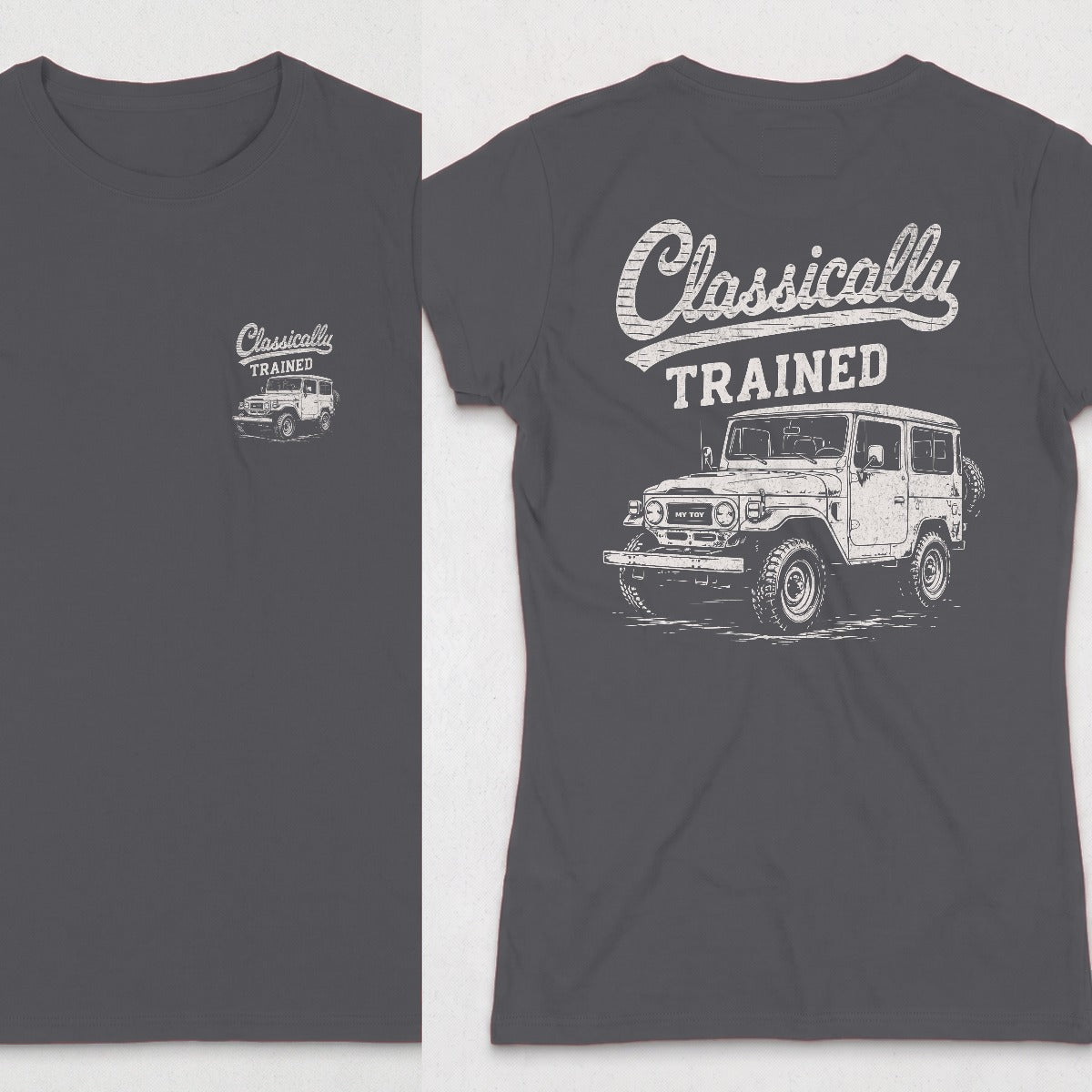 Dark Heather | Front & Back