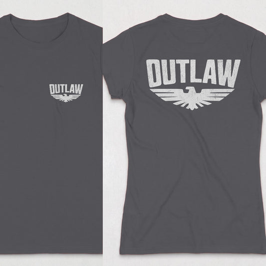 Dark Heather | Left Chest + Back
