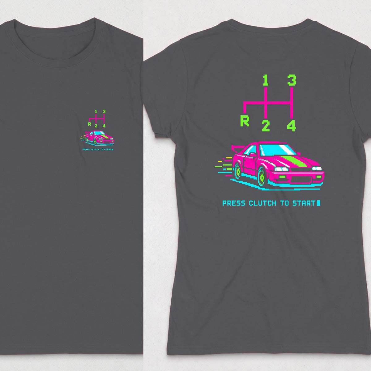 Dark Heather | Front & Back