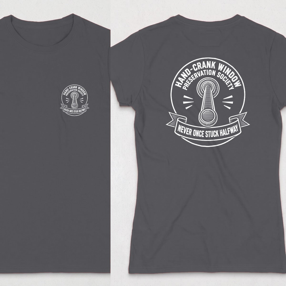 Dark Heather | Front & Back