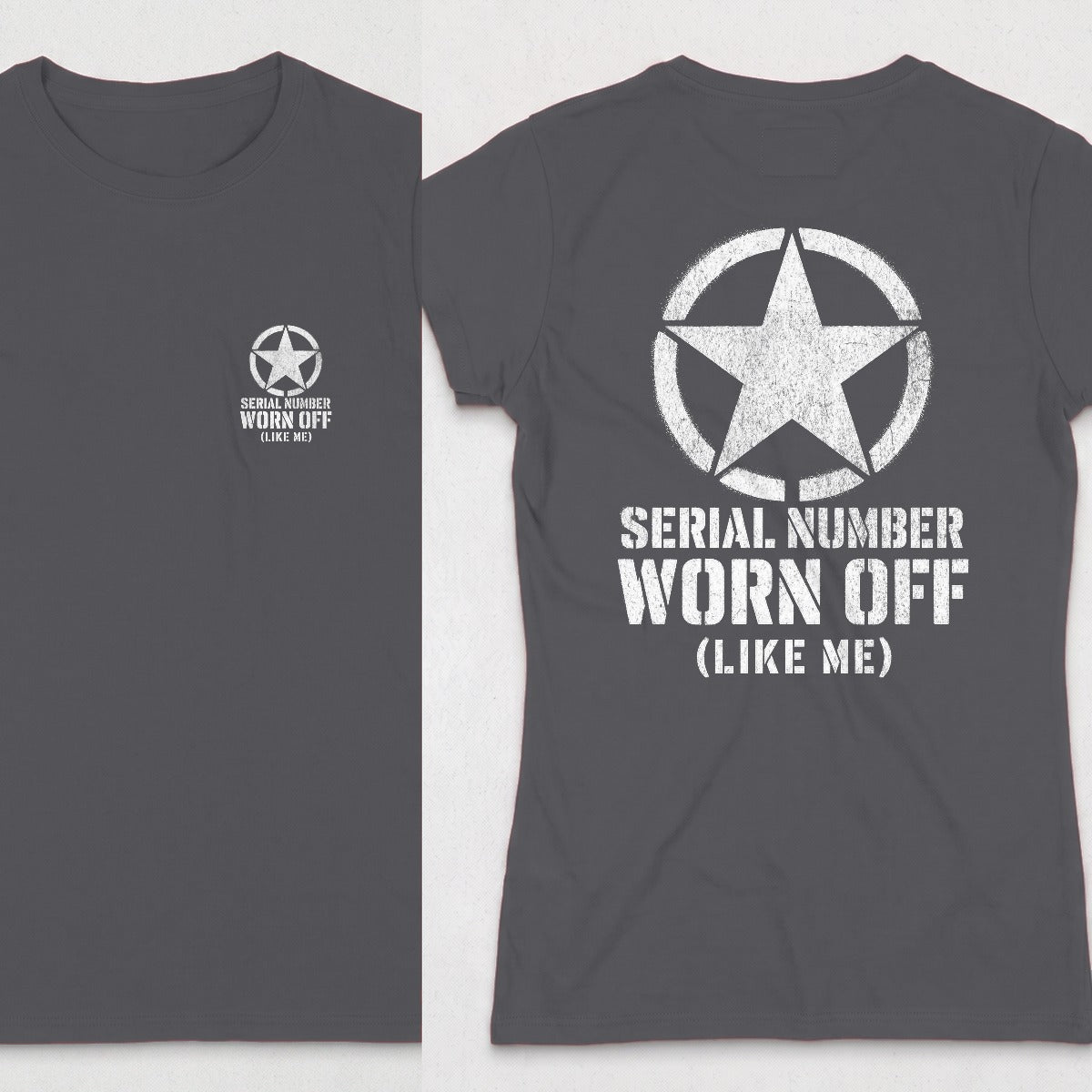 Dark Heather | Front & Back