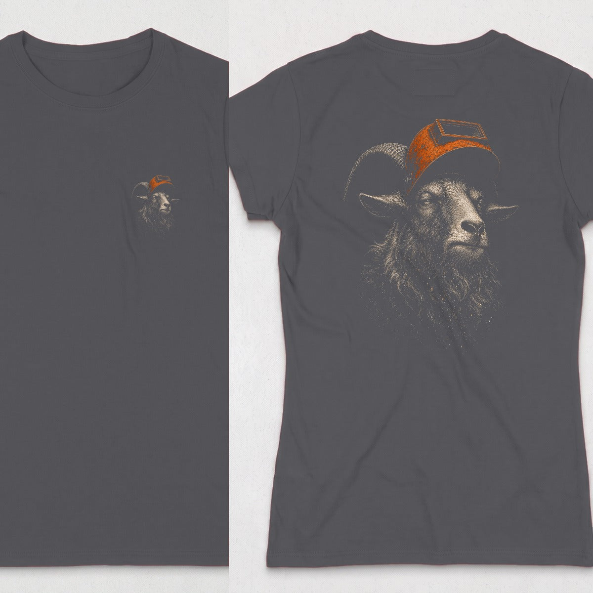 Dark Heather | Front & Back