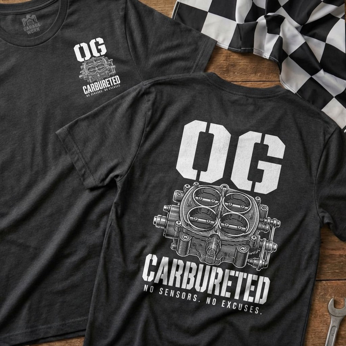 Dark Heather | Front & Back