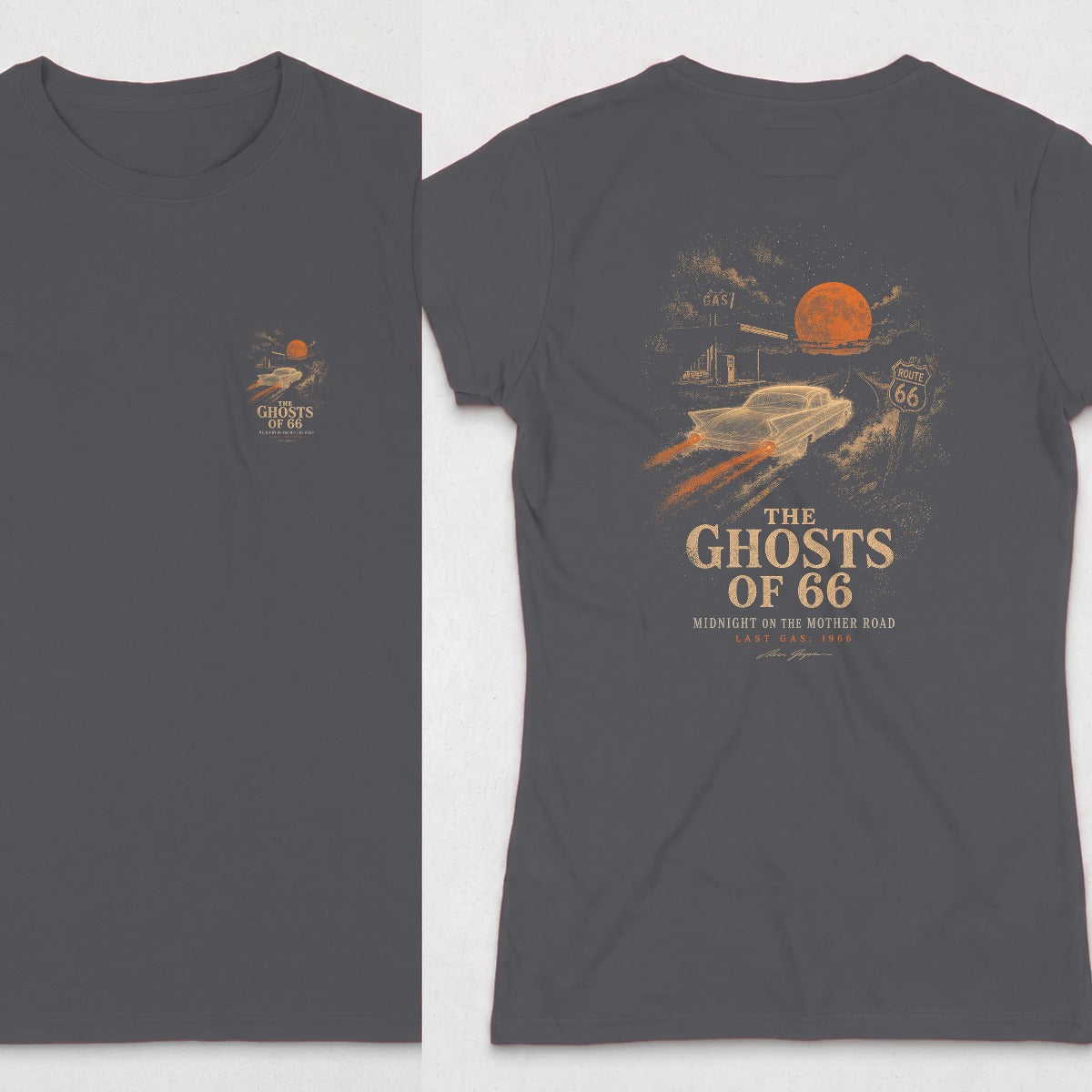 Dark Heather | Front & Back