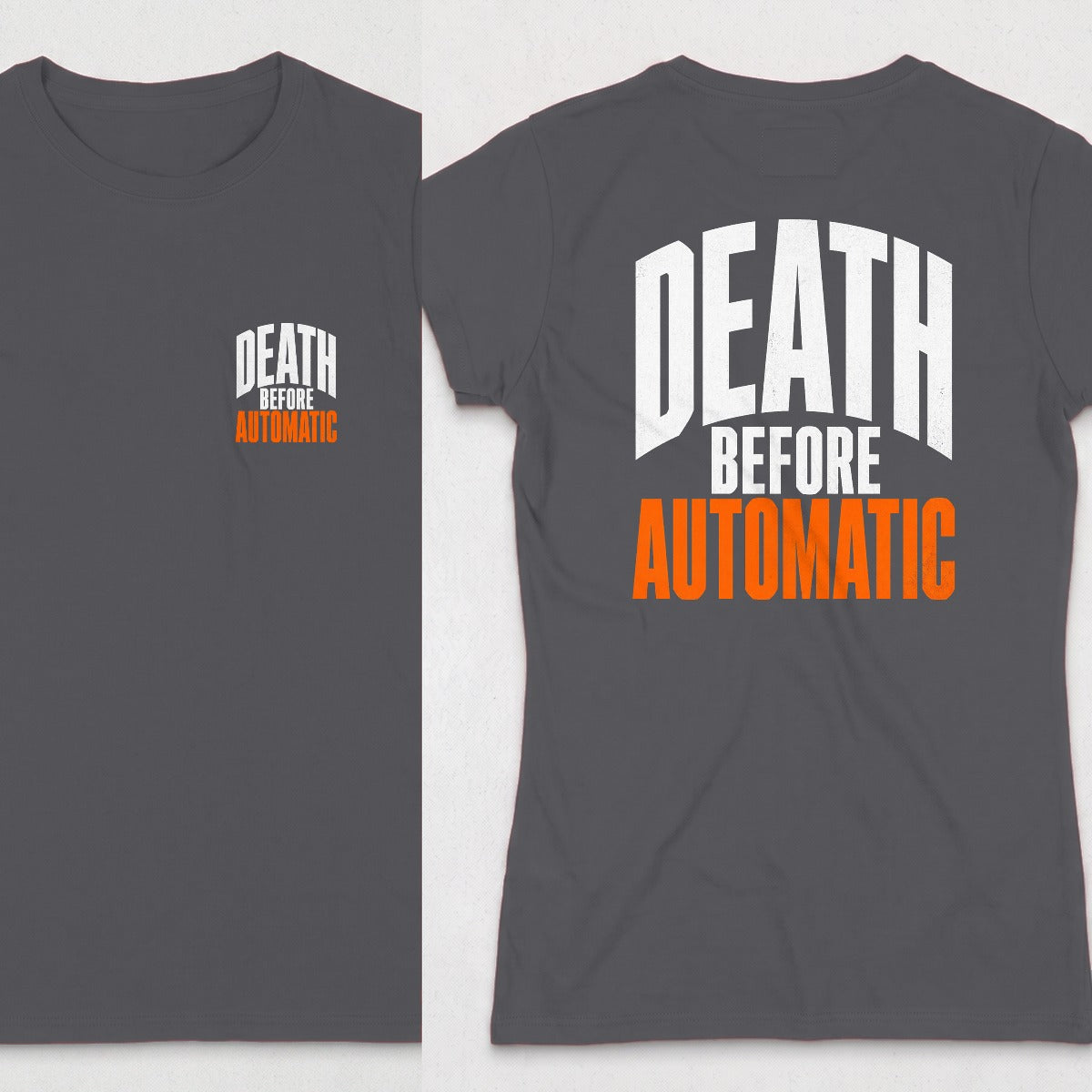 Dark Heather | Front & Back