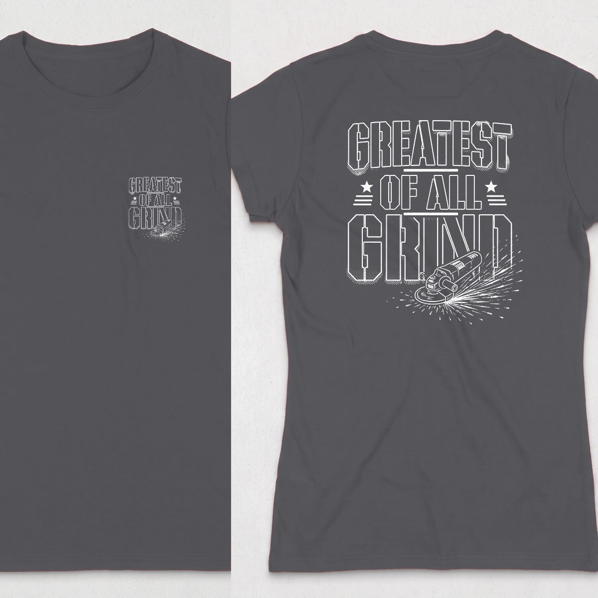Dark Heather | Front & Back
