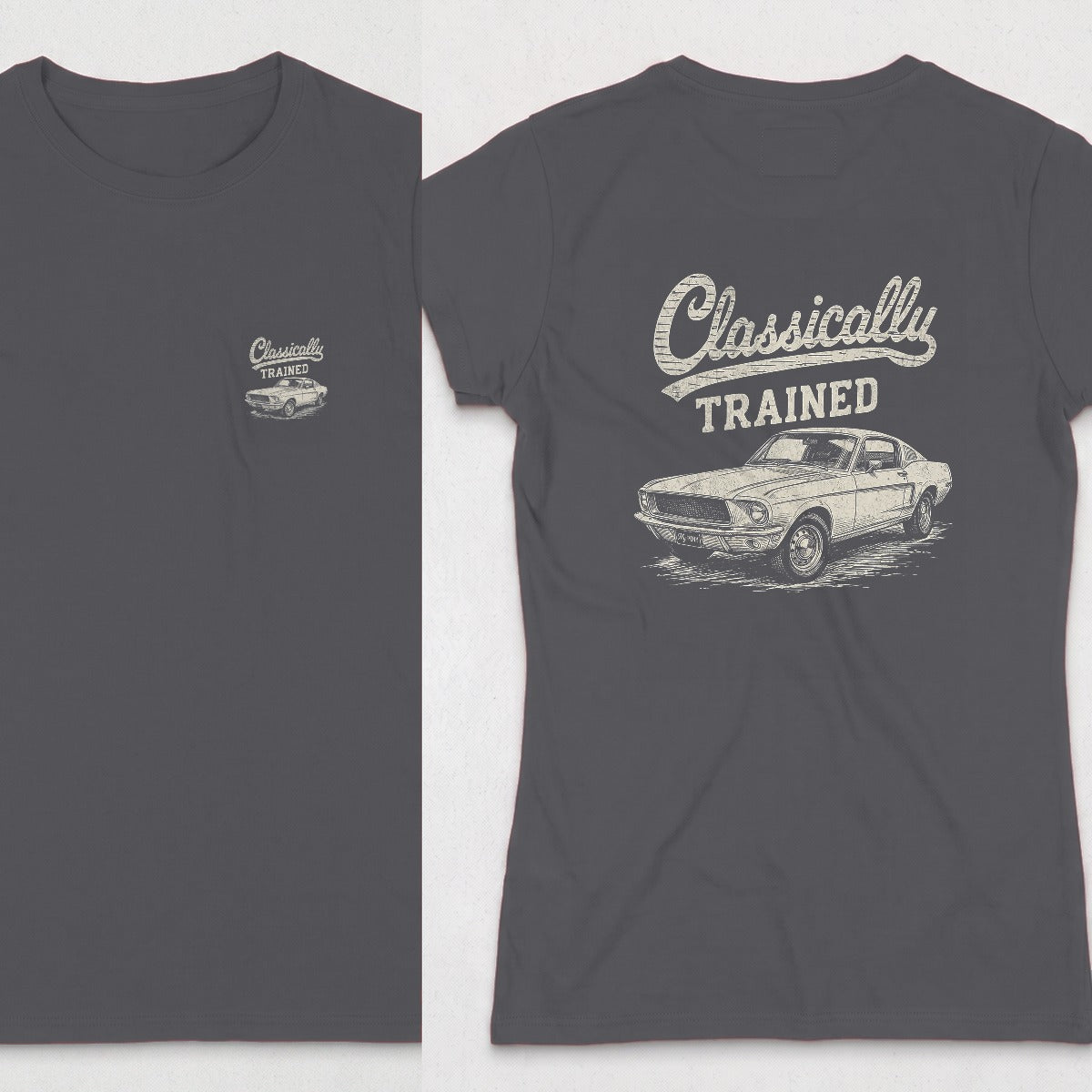 Dark Heather | Front & Back
