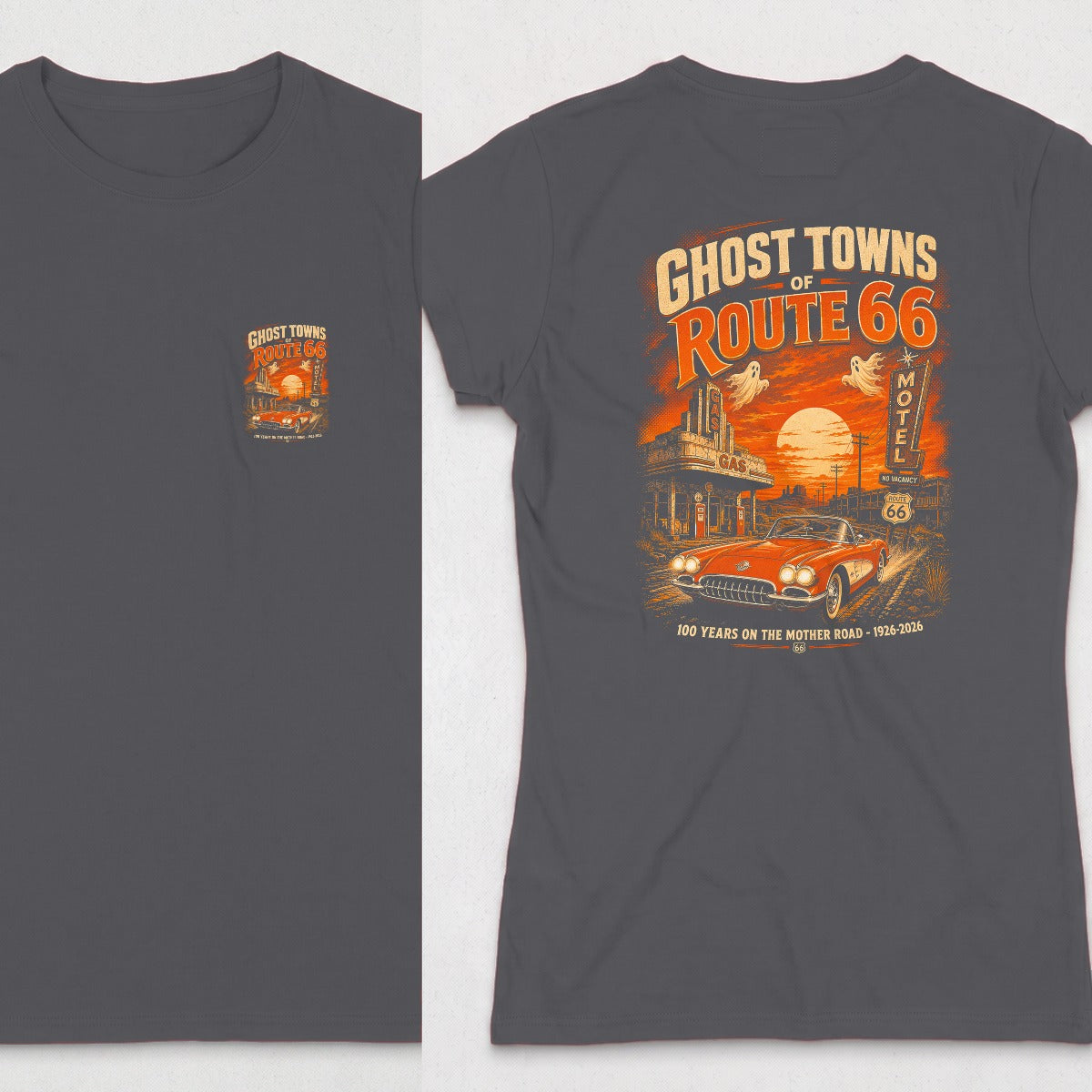 Dark Heather | Front & Back