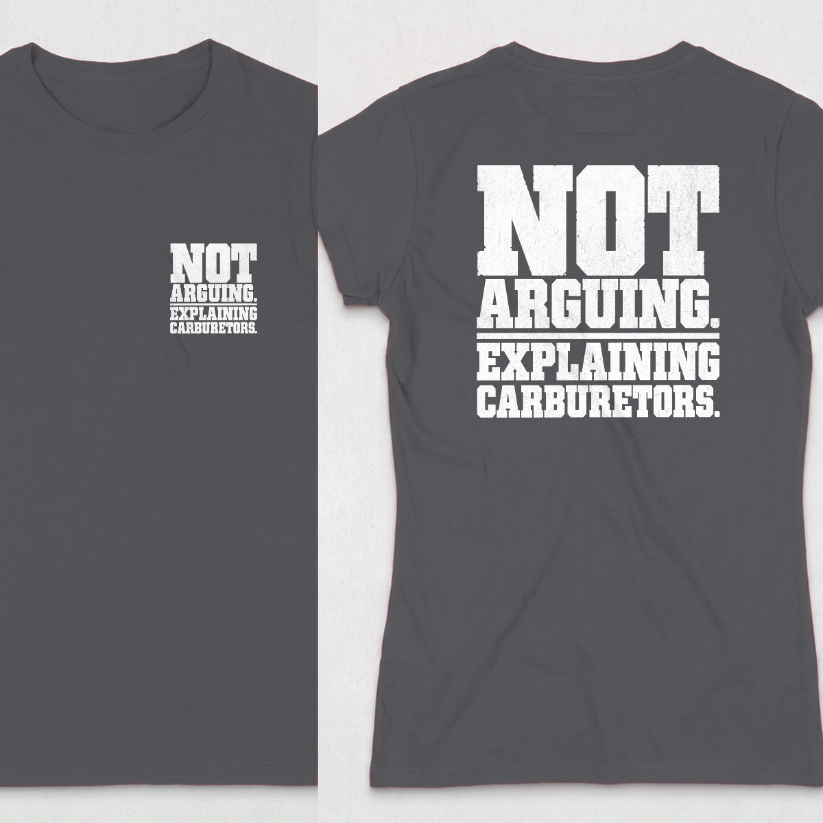 Dark Heather | Front & Back