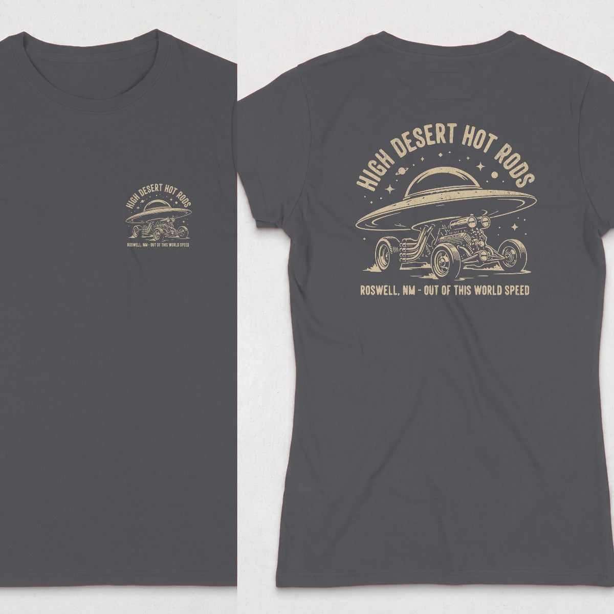 Dark Heather | Front & Back