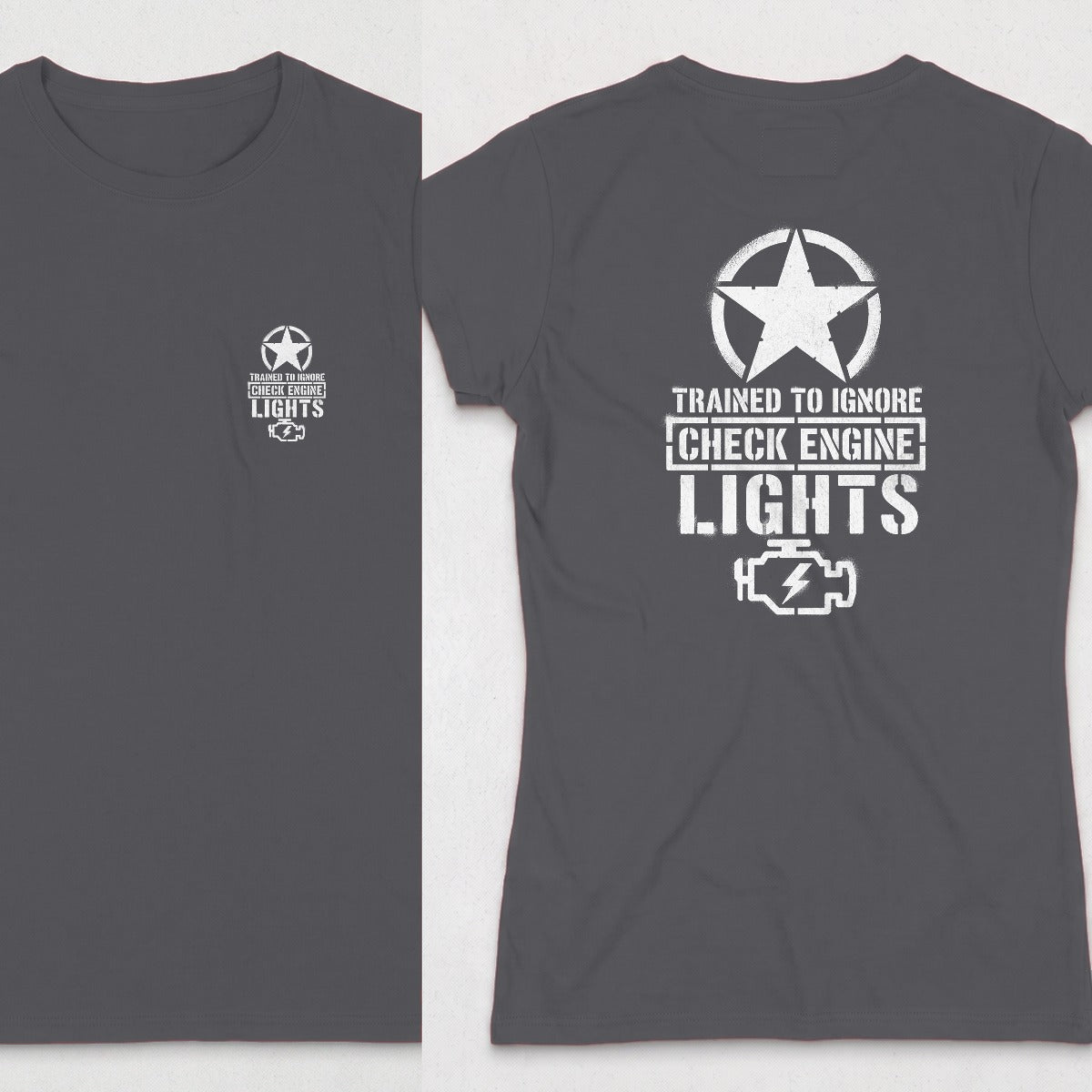 Dark Heather | Front & Back