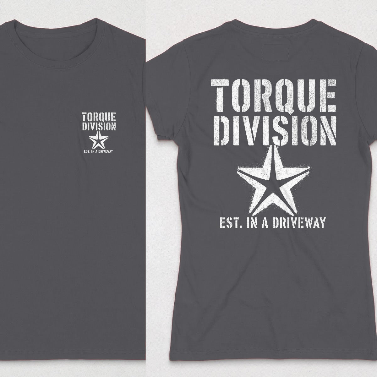 Dark Heather | Front & Back