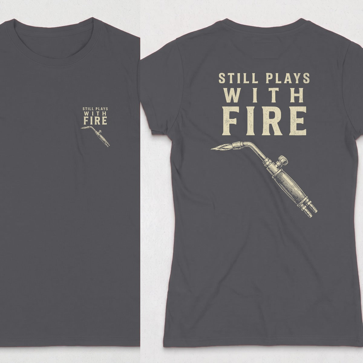 Dark Heather | Front & Back