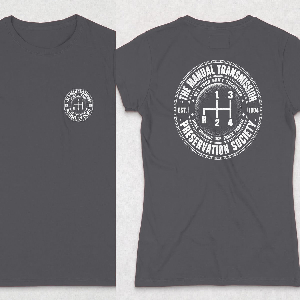 Dark Heather | Front & Back