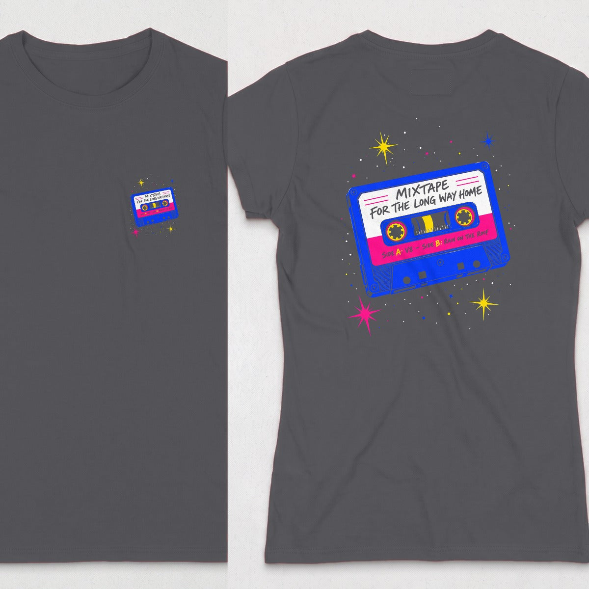 Dark Heather | Front & Back