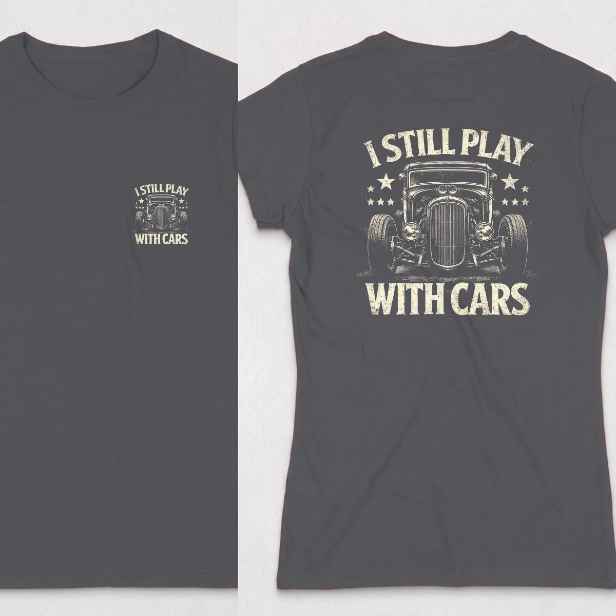 Dark Heather | Front & Back