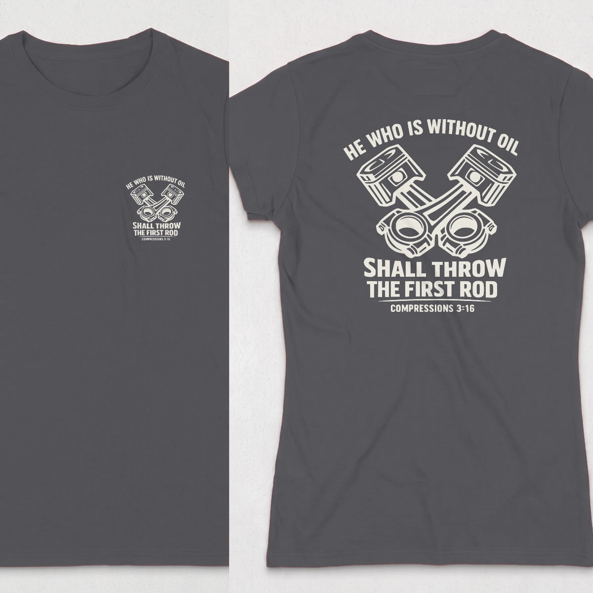 Dark Heather | Front & Back