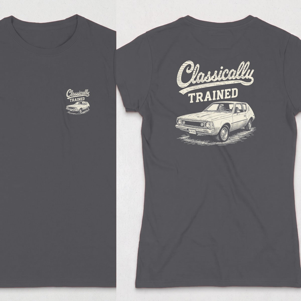 Dark Heather | Front & Back