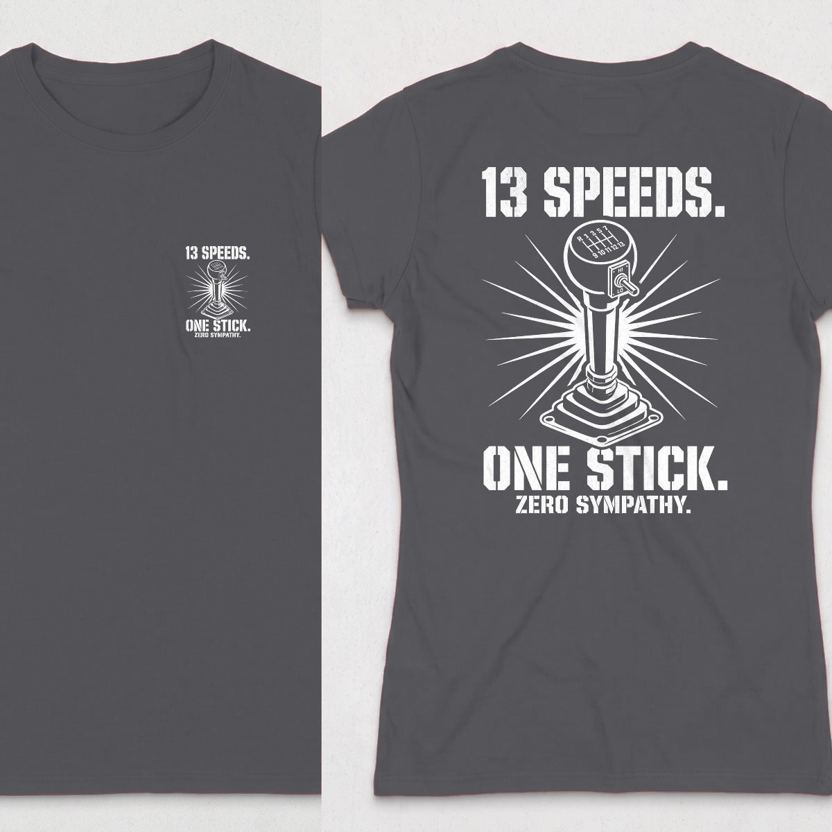 Dark Heather | Front & Back