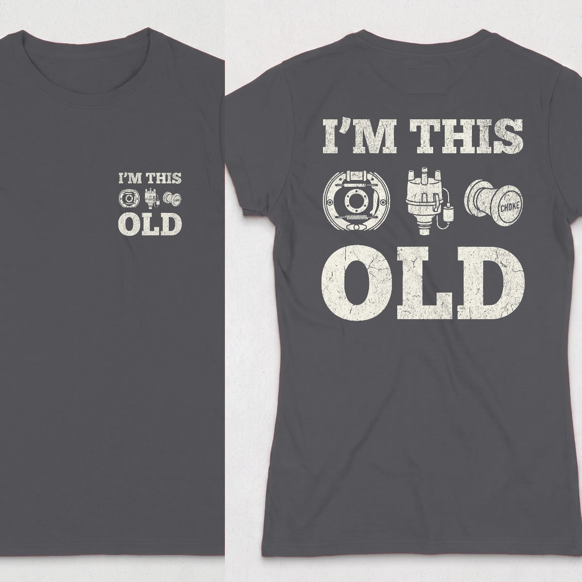 Dark Heather | Front & Back