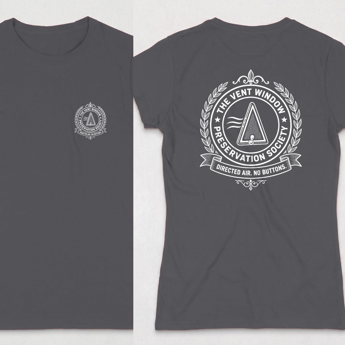 Dark Heather | Front & Back