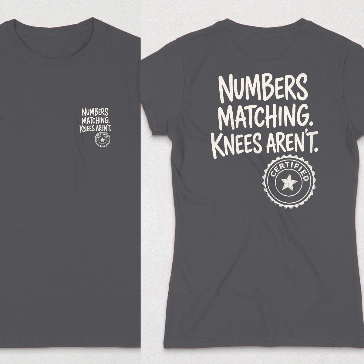 Dark Heather | Front & Back