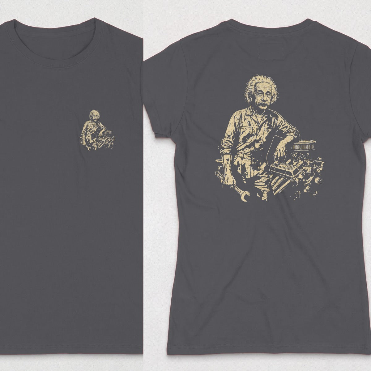 Dark Heather | Front & Back
