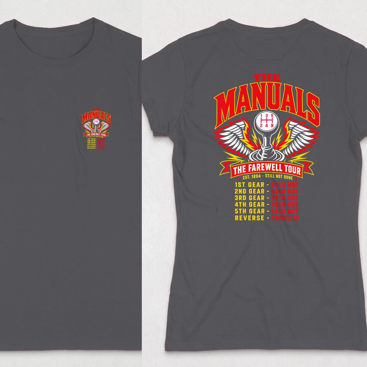 Dark Heather | Front & Back