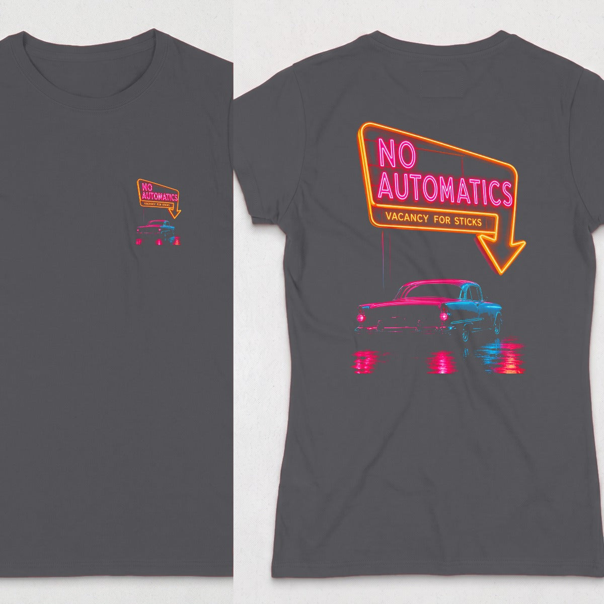 Dark Heather | Front & Back