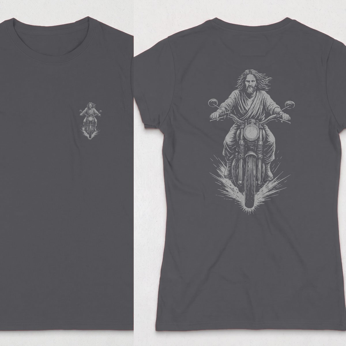 Dark Heather | Front & Back